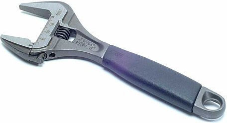 Bahco Γαλλικό Κλειδί Μήκους 218mm 8" με Άνοιγμα Σιαγόνων έως 38mm και Αντιολισθητική Λαβή
