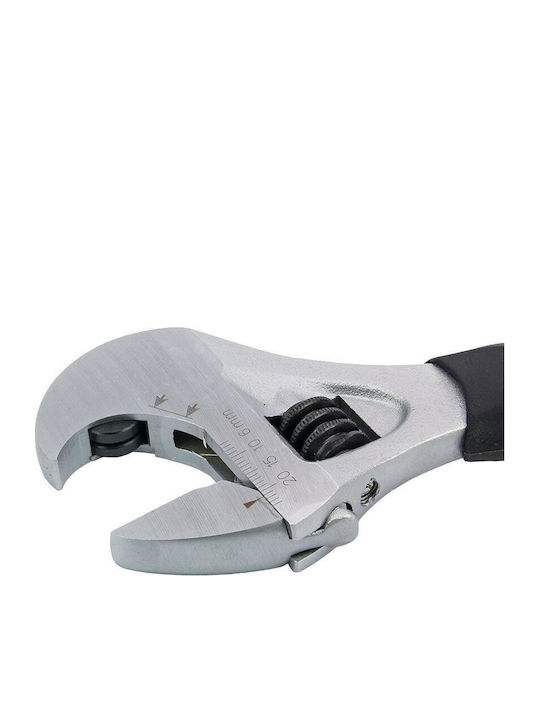 Benman French Wrench with Adjustable Opening 15mm and Anti-Slip Handle 254mm