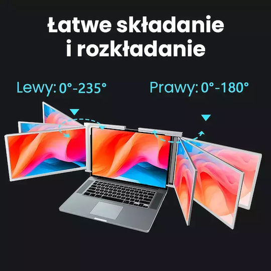 Extralink S600 15 Inch Full HD IPS Dual Screen Monitor for Laptop