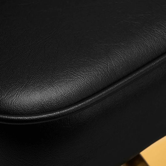 Activeshop Ηairdresser Chair with Adjustable Height Black