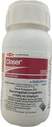 Dow Closer 120 SC Flüssiges Insektizid gegen Mehlkäferartige, Läuse & Körnchenförmig 200ml