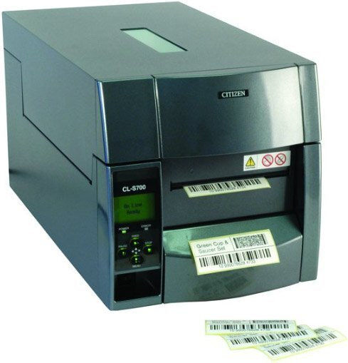 Citizen CL-S703R Принтер за етикети Термотрансферен & Директен термотрансфер USB, Serial, Wi-Fi, Ethernet, Parallel 300 dpi