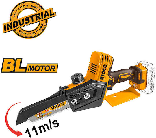 Ingco COSLI240788E Set 2 Chainsaws Brushless 20V with 2 Batteries 5Ah