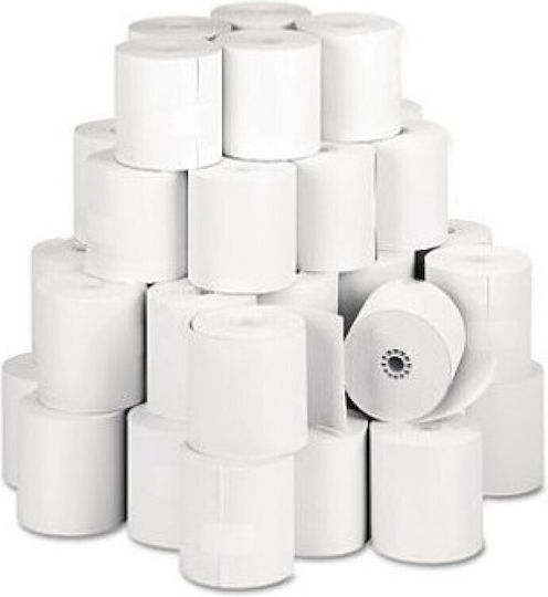Cash Register Paper Tape W80xD80mm 65m 48gr/m² 50pcs
