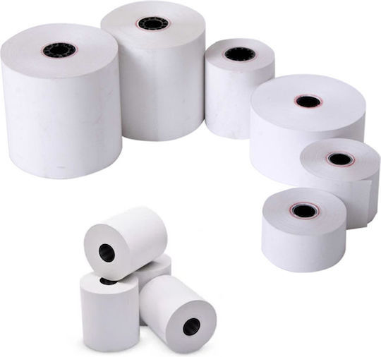 Cash Register Paper Tape W57xD30mm 30m 48gr/m² 10pcs
