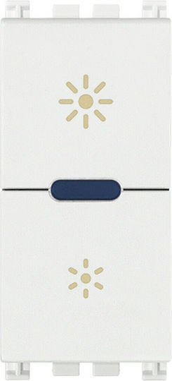 Vimar Recessed Universal Front Dimmer Switch Button White