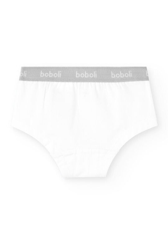 Boboli Σετ Παιδικά Βρακάκια Λευκό 3τμχ