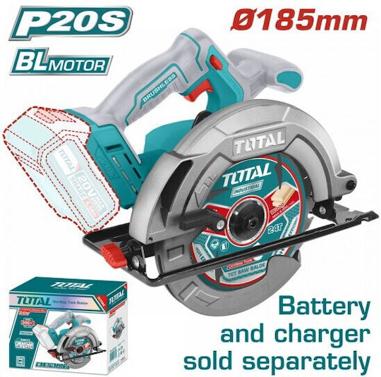 Total Circular Saw 20V Solo with Dust Extraction System