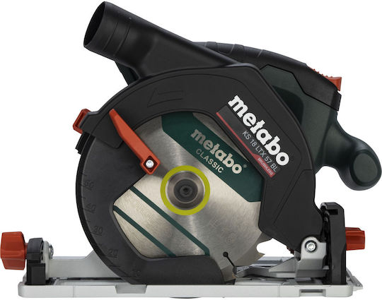 Metabo Ks 18 Ltx 57 Bl Δισκοπρίονο με Σύστημα Αναρρόφησης