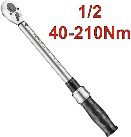Force Δυναμόκλειδο Καρέ 1/2" Ροπής 40-210 Nm με Μήκος 46.1εκ.