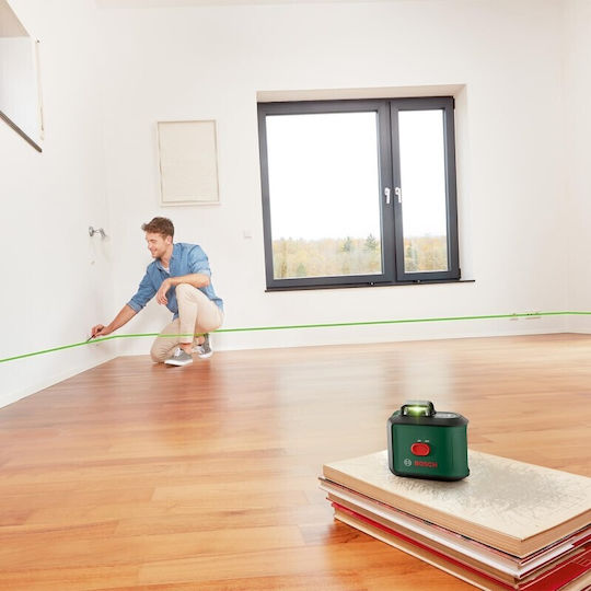 Bosch UniversalLevel 360 Self-leveling Linear Laser Level Green Beam 1.5V with Working Range 24m