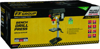 FFG Benchtop Drill Press DPΒ 16/12 Plus with Power 550 Watt