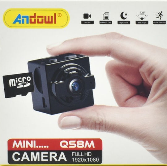 Andowl Hidden Camera 1080p with Memory Card Slot and Motion Detector