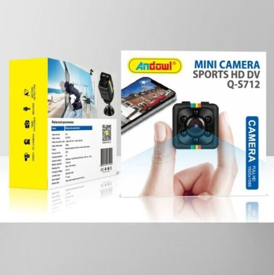 Andowl Hidden Camera 1080p with Memory Card Slot and Motion Detector