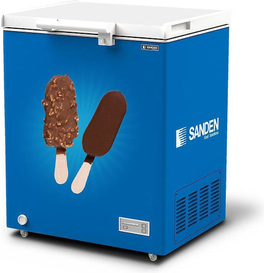Sanden Intercool Gewerbliche Gefrierschrank Kofferraum 150lt Weiß P70.5 x B55 x H85cm