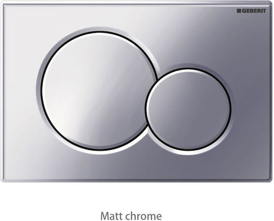 Geberit Sigma 01 Flush Plate Dual Flush Matt Chrome