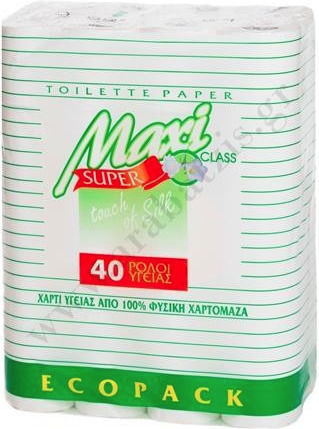 Maxi Super Touch Silk Χαρτί Υγείας 40 Ρολά