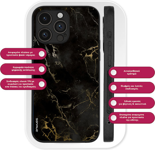 Θήκη Sonique Marble Series Realme Gt 7 Pro 5g Μαύρο 01