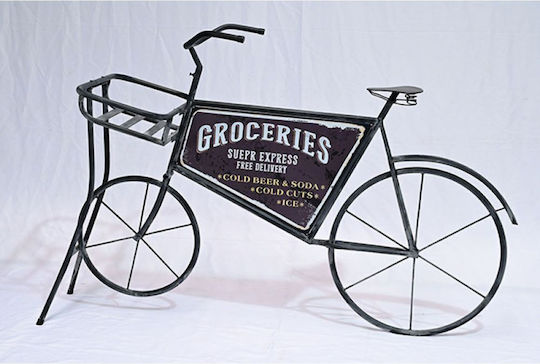 Iliadis Decorative Cart Garden Metal 159cmx52cmx106cm 85056