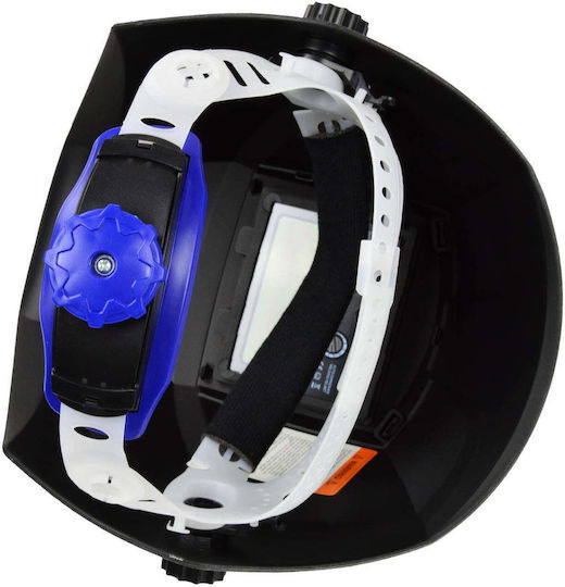 Geko Electronic Welding Helmet Optical Field 98x9mm Black