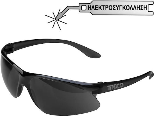 Ingco Welding Glasses Optical Field 170x170mm Black