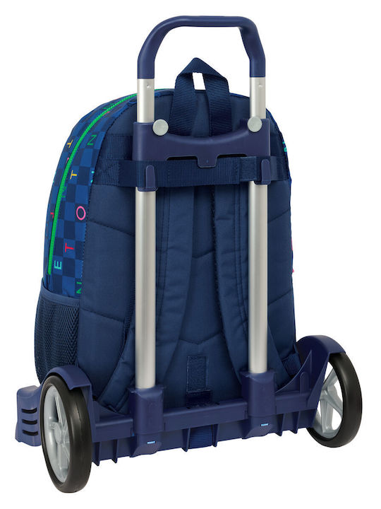 Benetton Damero Τρόλεϊ Μπλε