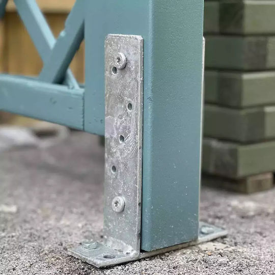 Showood Suporturi pentru Pergolă No9 din Metal 9.1x18cm 1buc