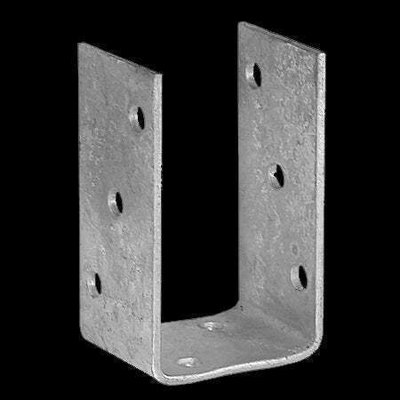 Showood Suporturi pentru Pergolă Νο 7 din Metal 12x7.1cm 1buc În formă de U