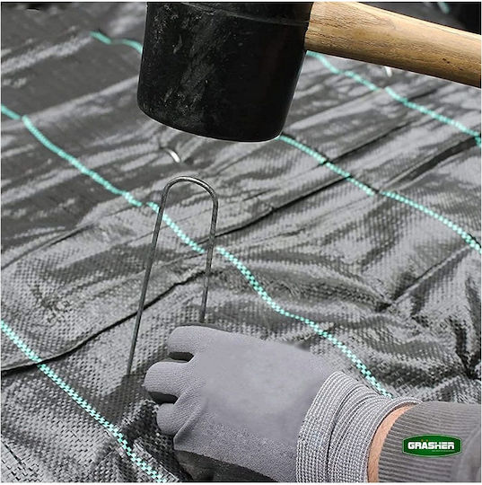 Grasher 100995 Ground Cover Fabric 95gr/m² 2x50m Black