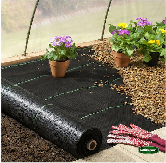 Grasher 101004 Ground Cover Fabric 95gr/m² 4x50m Black