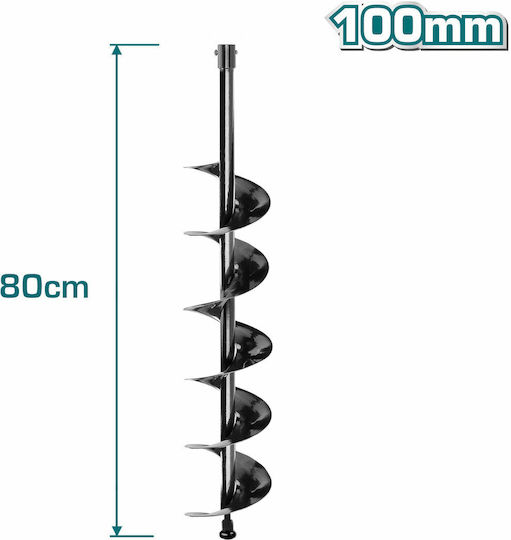 Total Пощенски дупкопробивач 100mm TEA55221-SP-100
