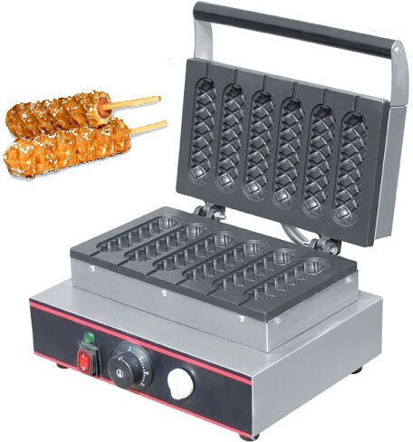 Lappas Gewerbliches Waffeleisen Einzeln für Waffeln in Form von Stick