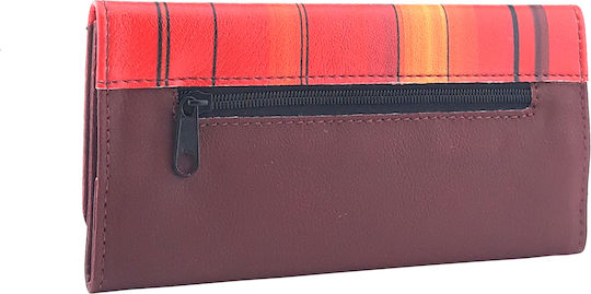 Pera Leather Tobacco Pouch With Snap Closure DARK RED