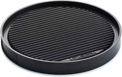 LotusGrill Antihaft Backblech Pizza Beidseitig mit Keramik Wohnung Oberfläche 30x30x2.9cm