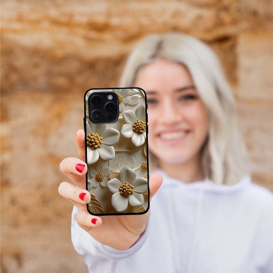 Sonique 3D-Blumen-Serie Hülle für Realme GT Neo 3 5G Weiß