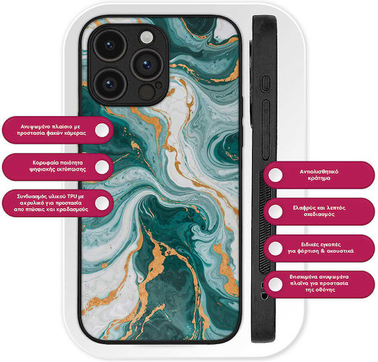 Sonique Marble Series Case for Realme GT Neo 2 5G Realme GT 2 5G Realme GT Neo 3T 5G Green 01