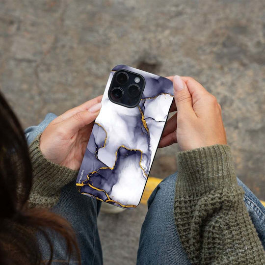 Калъф Sonique Marble Series за Realme 10 4G Лилаво Сиво