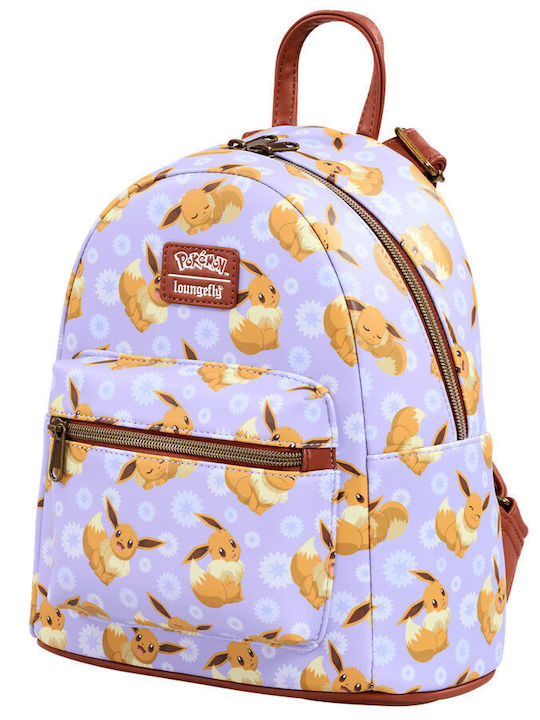 Loungefly Pokemon Eevee Rucsac De Spate Multicoloră Loungefly Pokemon Eevee Rucsac De Spate Multicoloră