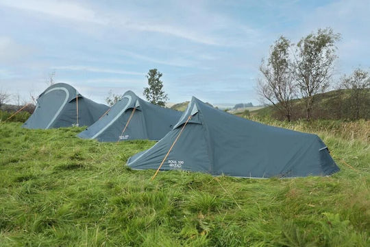 Vango Soul 200 Σκηνή Camping Τούνελ Ορειβασίας Μπλε με Διπλό Πανί 4 Εποχών για 2 Άτομα Αδιάβροχη 3000mm 270x130x95εκ. Deep Blue