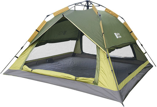Salty Tribe TEQUESTA Αυτόματη Σκηνή Camping Igloo Πράσινη 3 Εποχών για 3 Άτομα 210x210x135εκ.