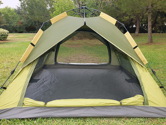 Salty Tribe TEQUESTA Αυτόματη Σκηνή Camping Igloo Πράσινη 3 Εποχών για 3 Άτομα 210x210x135εκ.