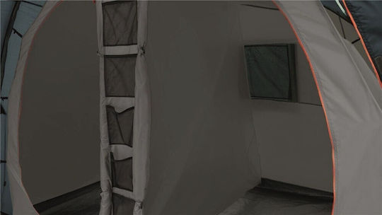Easy Camp Galaxy 400 Camping Tent Tunnel Blue with Double Cloth 3 Seasons for 4 People 465x260x180cm