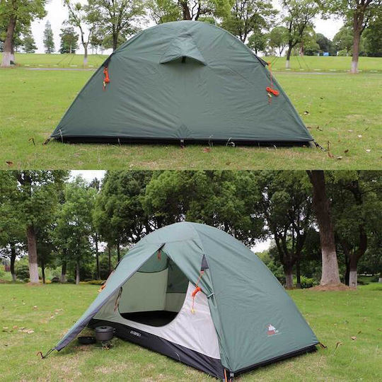 AlpinPro Olympus 1 Χειμερινή Σκηνή Camping Πράσινη με Διπλό Πανί για 2 Άτομα