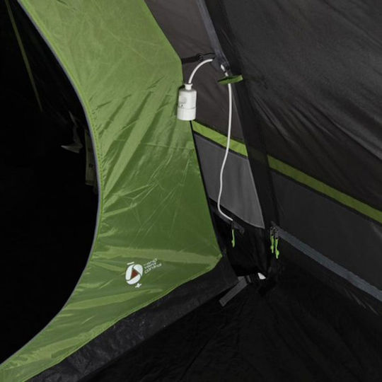High Peak Brixen 5.0 Winter Camping Tent Tunnel Green with Double Cloth for 5 People 470x300x200cm