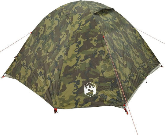 vidaXL Σκηνή Camping Igloo Πράσινη για 3 Άτομα 270x205x125εκ.