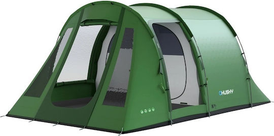 Husky Bolen 5 Σκηνή Camping Τούνελ Πράσινη για 5 Άτομα 480x380x200εκ.
