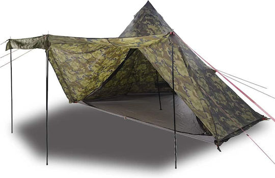 vidaXL Σκηνή Camping Teepee για 6 Άτομα 486x486x280εκ.