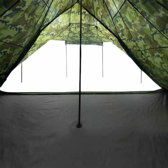 vidaXL Σκηνή Camping Teepee για 6 Άτομα 486x486x280εκ.