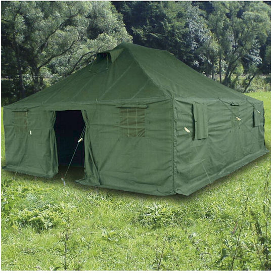 Mil-Tec Καλοκαιρινή Σκηνή Camping Χακί για 10 Άτομα 600x500x320εκ.