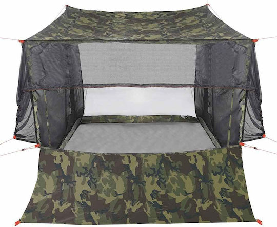 vidaXL Waterproof Camping Tent Green for 2 People